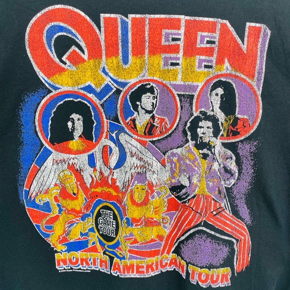 Queen Freddy Mercury Black Graphic Band T-Shirt North American Tour ‘05 XL - Picture 8 of 10